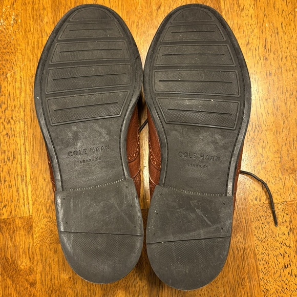 Men’s  Cole Haan Grand OS brown leather Wingtip Oxford. size 11M - Picture 10 of 10